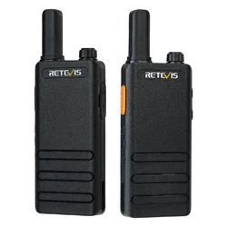 Retevis RT622P (B63) New Version of RT22 15mm Ultra-thin Mini Walkie-talkie PMR446 Profesional 2 way Radio Type-C VOX for Family