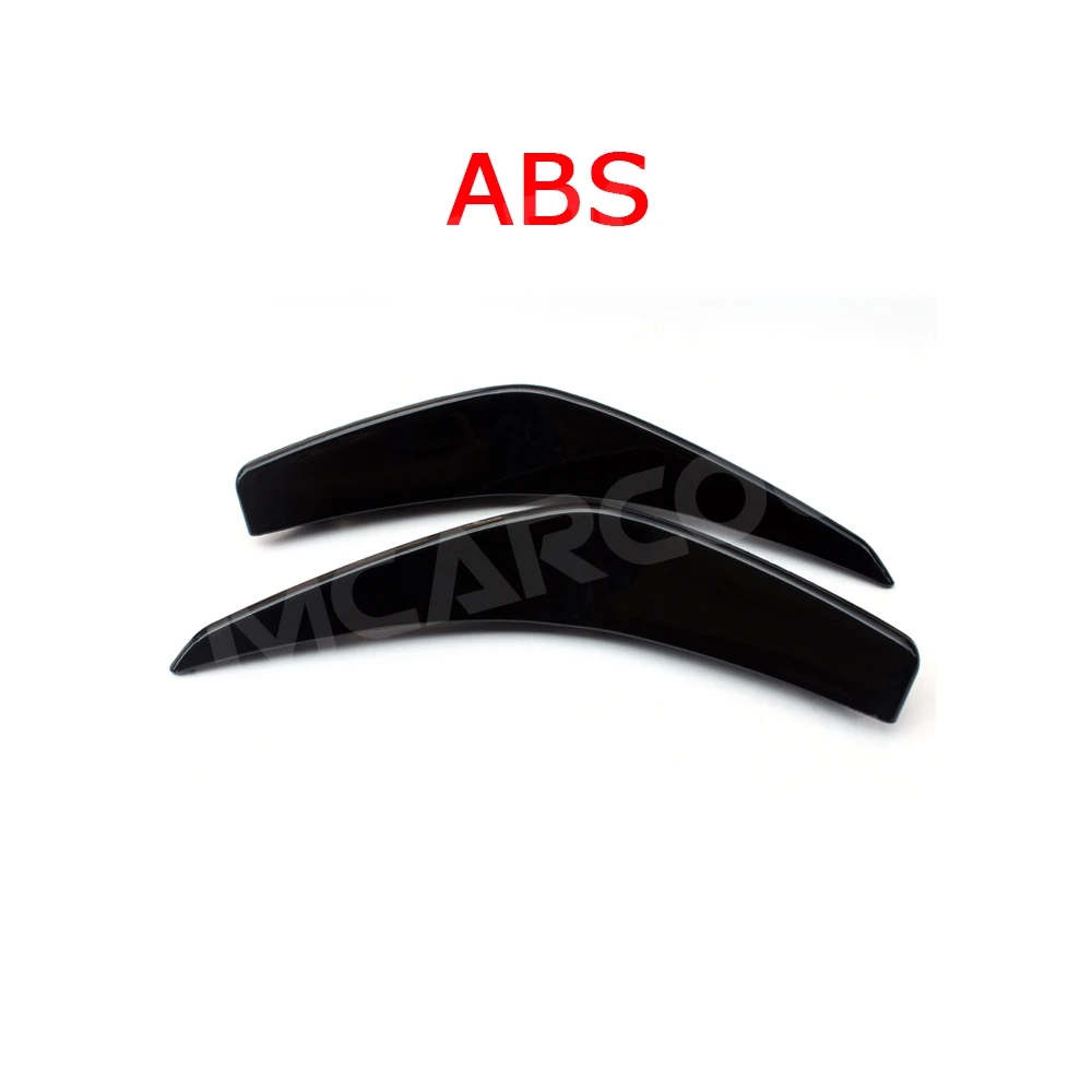 Koolstofvezel Mistlamp Strips Voorbumper Air Vent Fin Canards Trim ABS Voor Benz GLA Klasse X156 GLA200 GLA260 GLA45 2014-2017