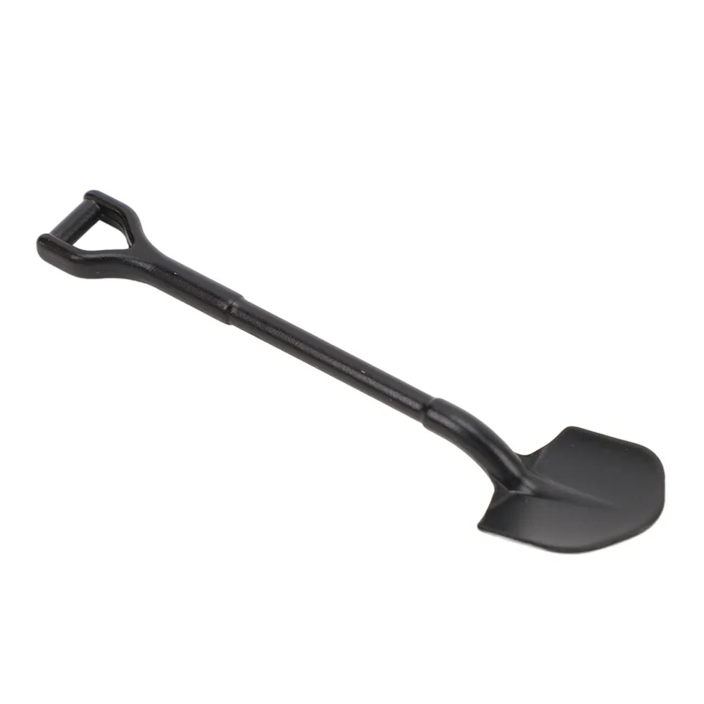2Pcs Iron RC Crawler Shovel Decoration Set RC Cars Parts Black Simulation Accessory Shovel Decorative RC Shovel
