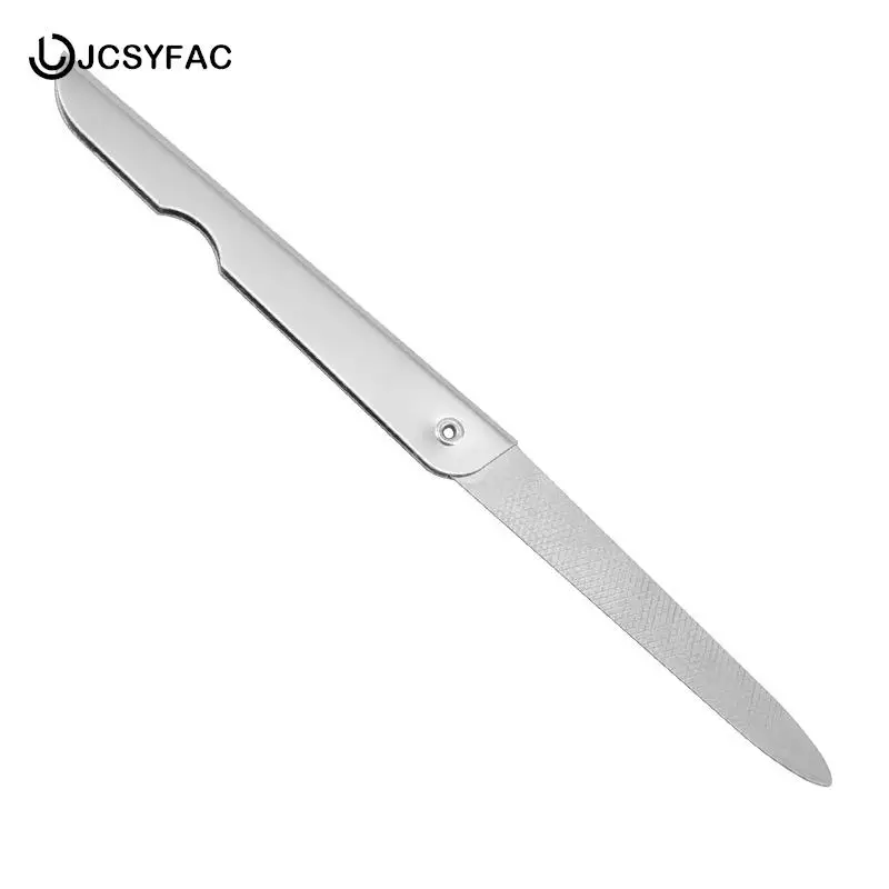 1 PCS Folding Nagel Datei Metall Schleifen Edelstahl Maniküre Puffer Pediküre Nail art Werkzeug Unisex Neue Dropshipping