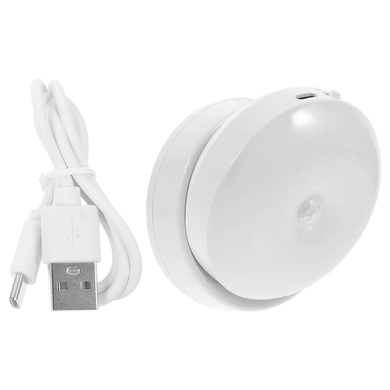 

Motion Sensor LED Night Light Rechargeable Small Hallway Lamp Magnetic Base Soft Light for Bathroom Closet Staircase Nightstand