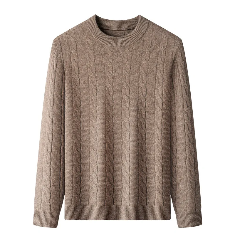New Cashmere Men Sweater Autumn Winter Sweater 100% Cashmere Pullover Clothes