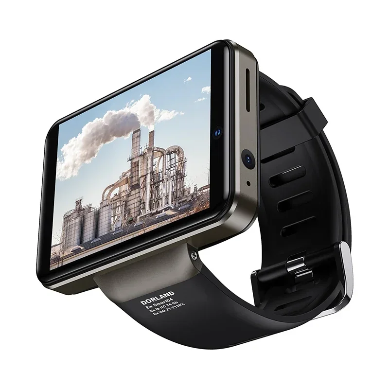 Dorland Ex Smart04 IP67 rastreador de ritmo cardíaco impermeable 4g iluminación negocios Android reloj inteligente intrínsecamente seguro