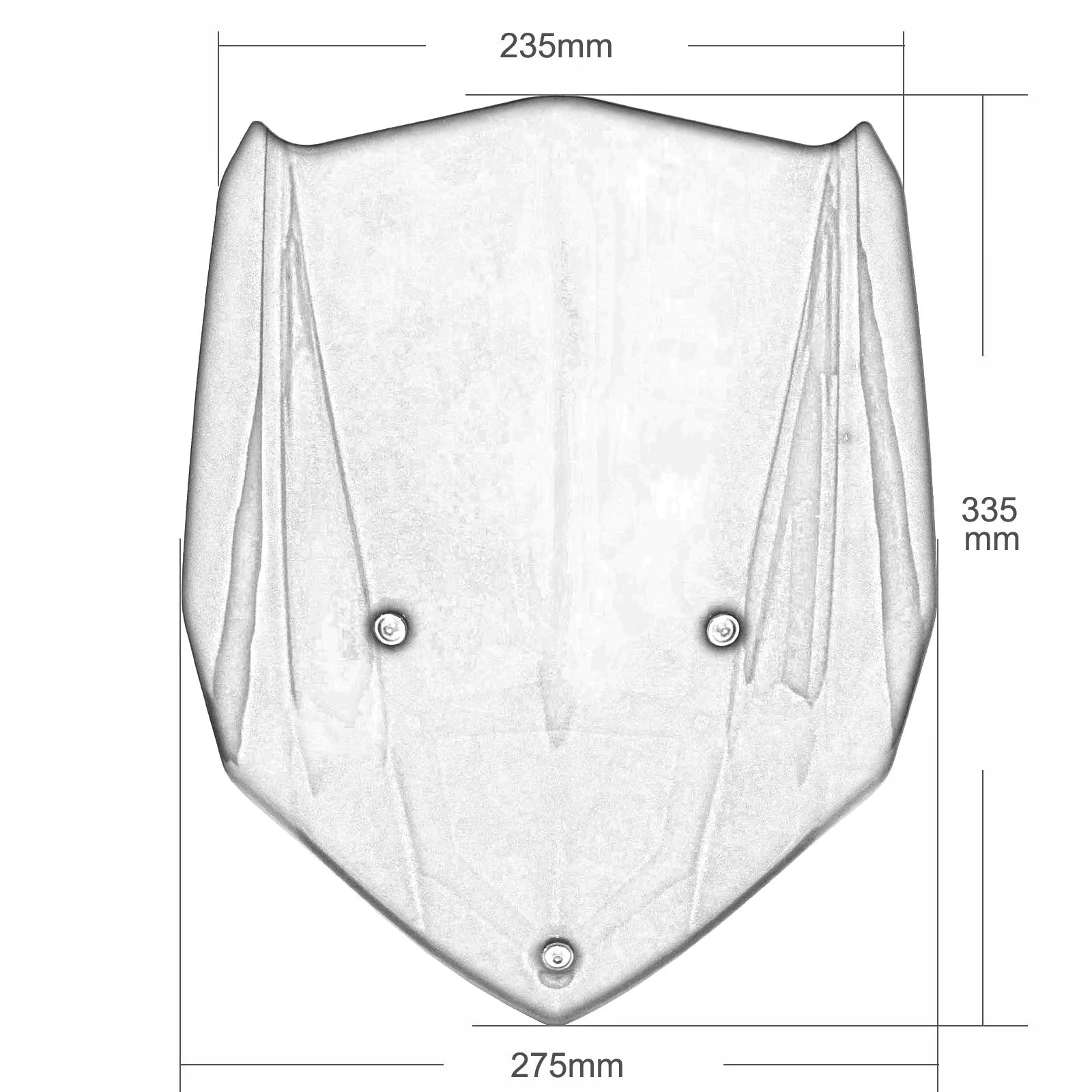 

For Yamaha MT-03 MT-25 16-19 Motorcycle Front Windshield, Windshield Goggles