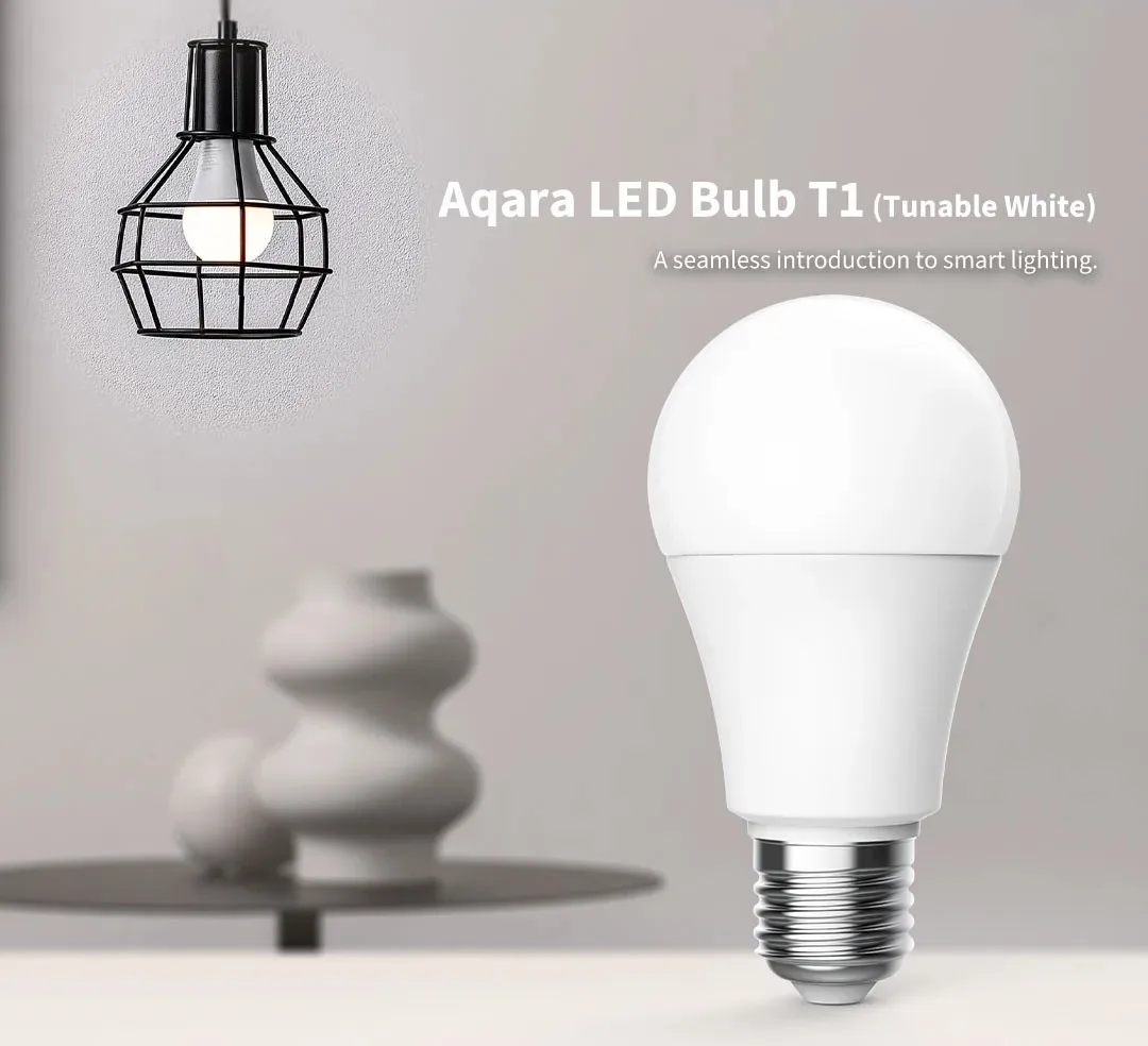 Aqara T1 Smart LED Bulb Zigbee3.0 E27 2700K-6500K 220-240V with APP Remote Lamp Light Smart Home for Xiaomi Mijia Mihome Homekit