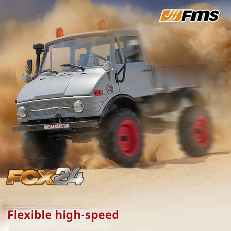 FMS 1/24 مقياس Unimok FCX سلسلة على الطرق الوعرة RC تسلق سيارة الدفع الرباعي التحكم عن بعد الكهربائية محاكاة لعبة مجسمة