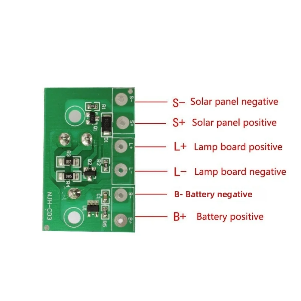 Flame Simulation Solar Light Control Board 3.7V Jumping Corn Shape PCBA for Candle Lamp with Built in Solar Panel