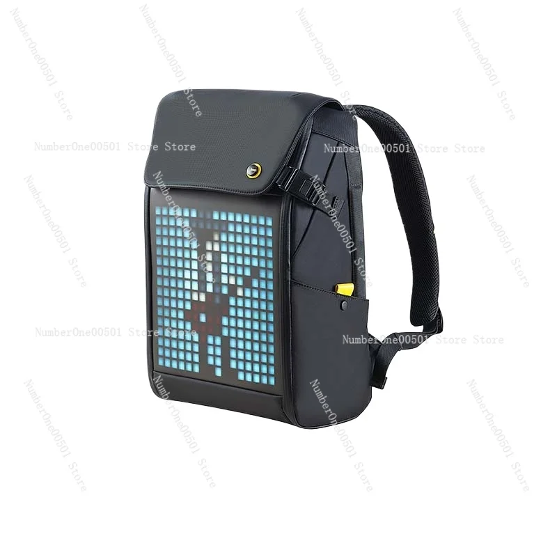 Pixel bag backpack second generation large capacity computer bag LED screen trend sports travel