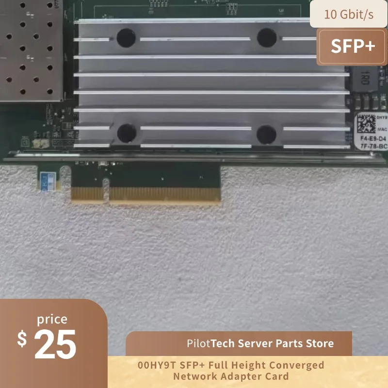 

00Hy9T Qlogic Ql41164 4 X Ports 10Gb Sfp+ Full Height Converged Network Adapter Card