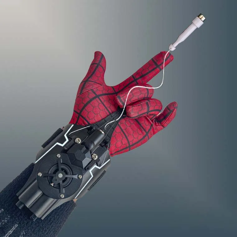 Spider Man Web Shooters ML Legends Spiderman Network Electric Launcher Handschoenen Speelgoed Manga Beeldje Cosplay Props Cadeau voor kinderen - afbeelding 1
