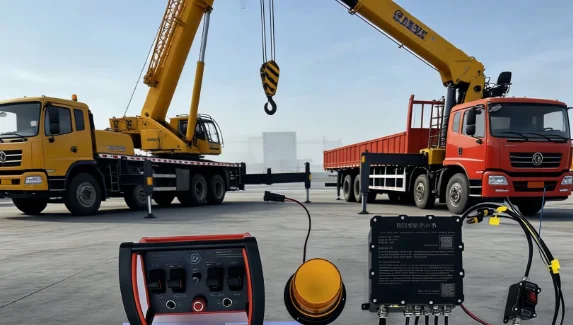 latest technologies   Wireless remote control for crane with 4-rod clutch motor TK suitable for truck cranes.