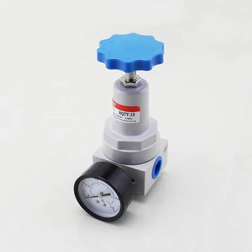 HQTY Series High Pressure Pneumatic Air Regulating Valve, Precision Air Flow Control Valve for Industrial Automation