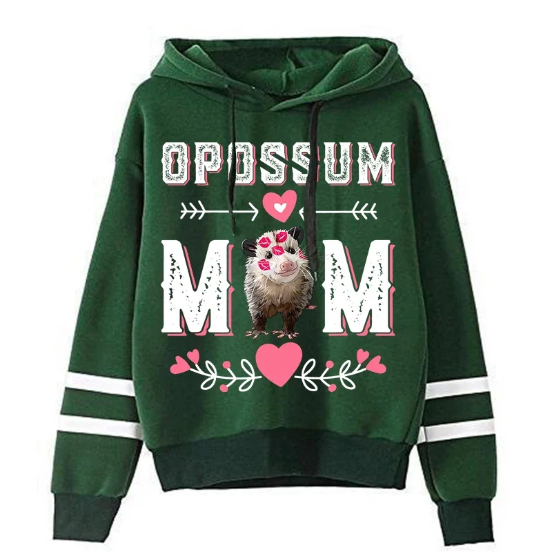 

Funny Opossum Women's Clothing Fashion Hip Hop Opossum Mom Streetwear Casual Animal Hoodies Opossum Mommy Harajuku Sweatshirts