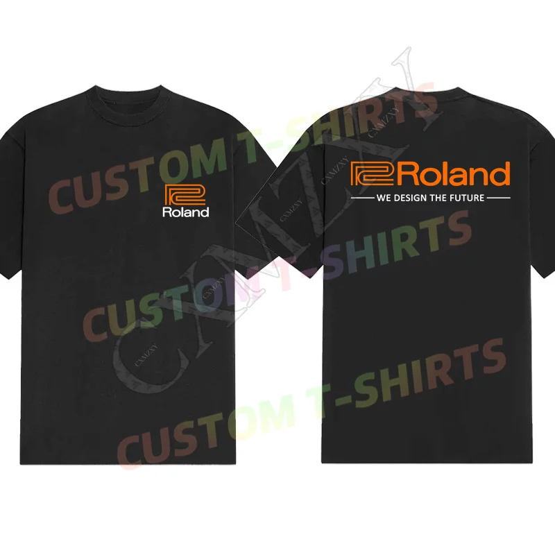 

2025 Men T Shirt Casual New Roland Synthesizer Logo T-shirt Graphic Summer Sports Tops 100% Cotton Streetwear S-3XL Cool Tee