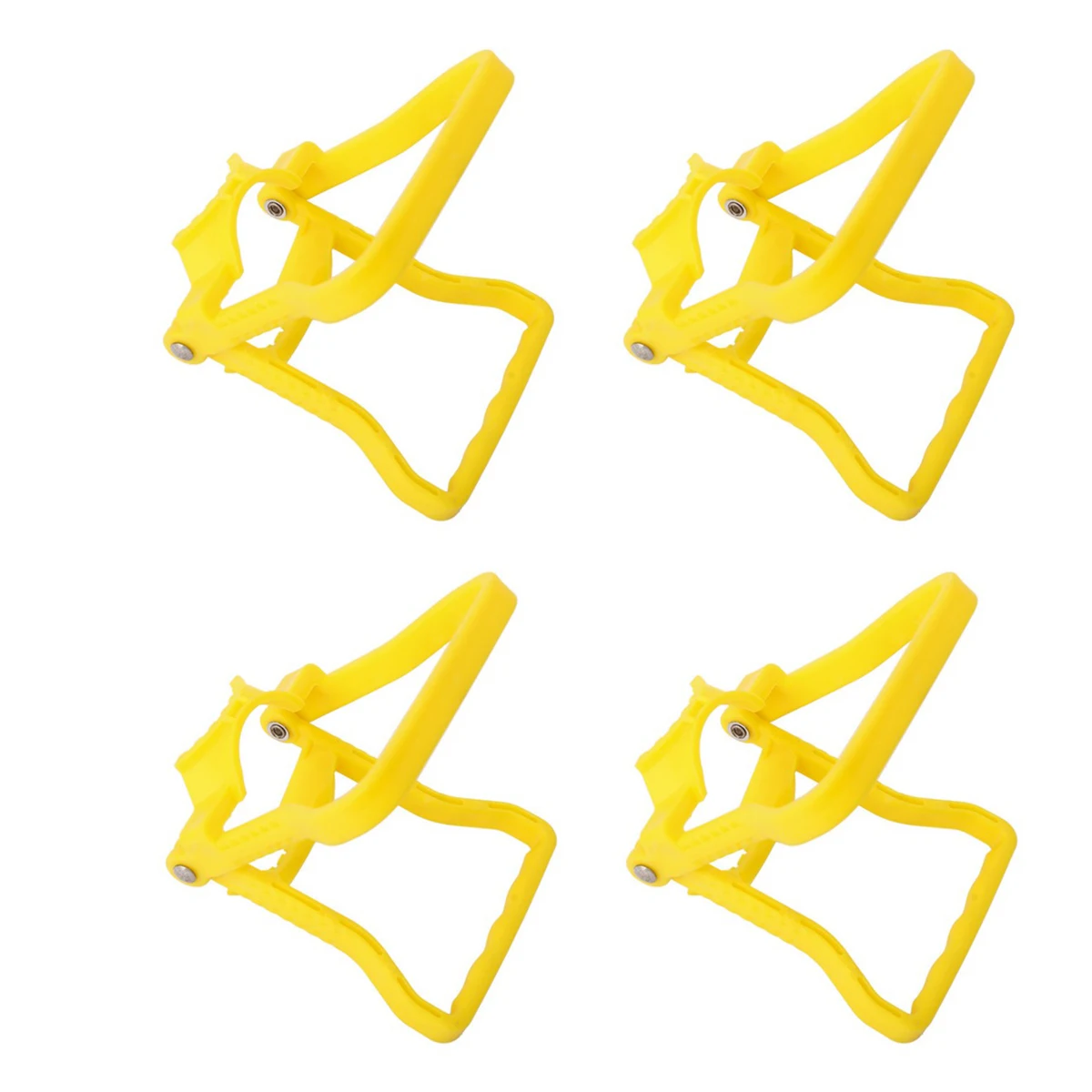 

4pcs Bucket Lifter Water Bottle Handles Bracket Yellow Plastic Lifters Reusable Sturdy Ergonomic Home Kitchen Use Storage