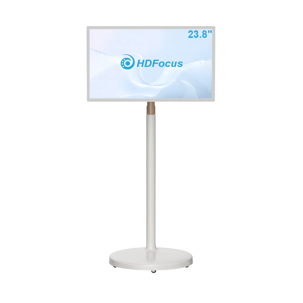 

23.8 Inch Gym Interactive Android Wifi Fitness Smart TV Floor Standing Intelligent LCD Touch Screen Video SDK