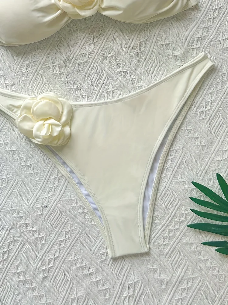 Maillot de bain deux pièces, bikini, string floral, pour femmes, baigneuses, vêtements de plage, d'été, 2024