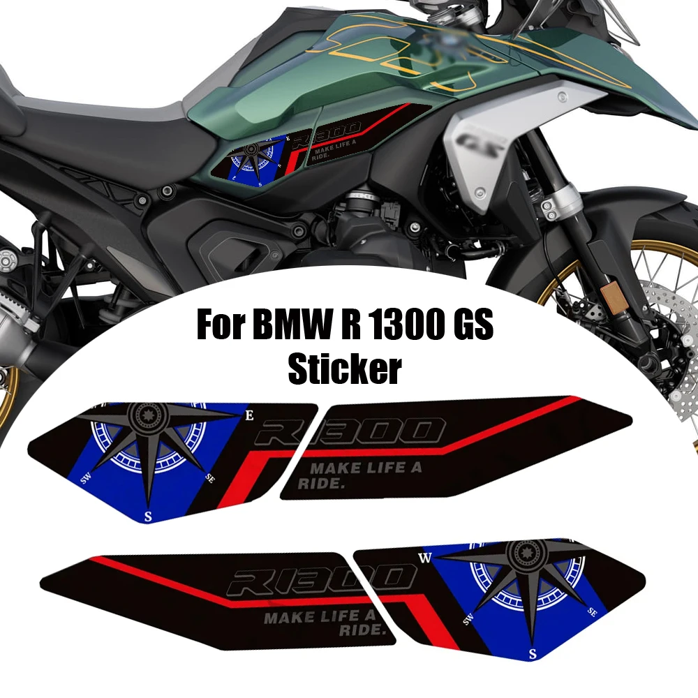 

R1300GS 2023 2024 Motorcycle Fuel Tank Pad Sticker Beak Front Fender Protector Decal For BMW R 1300 GS 1300GS ADV Adventure