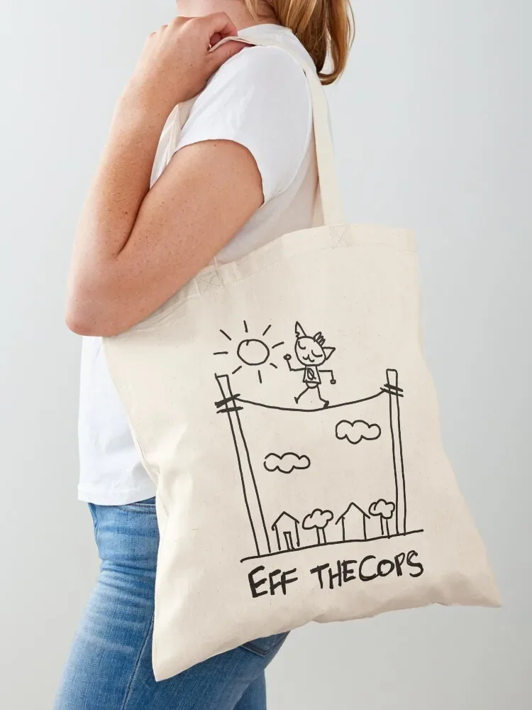 EFF THE COPS Night in the Woods journal page Tote Bag cute pouch bag shoping bag