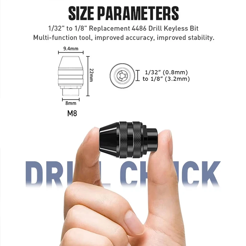 10 قطعة الكهربائية طحن النحاس كوليت مجموعة 0.5-3.2 مللي متر المدى 4-Petal النحاس كوليت مع قفل كوليت الأم ل دريمل مثقاب صغير