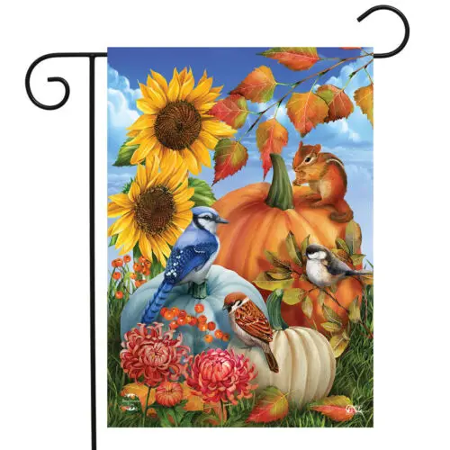 Autumn Gathering Garden Flag 12