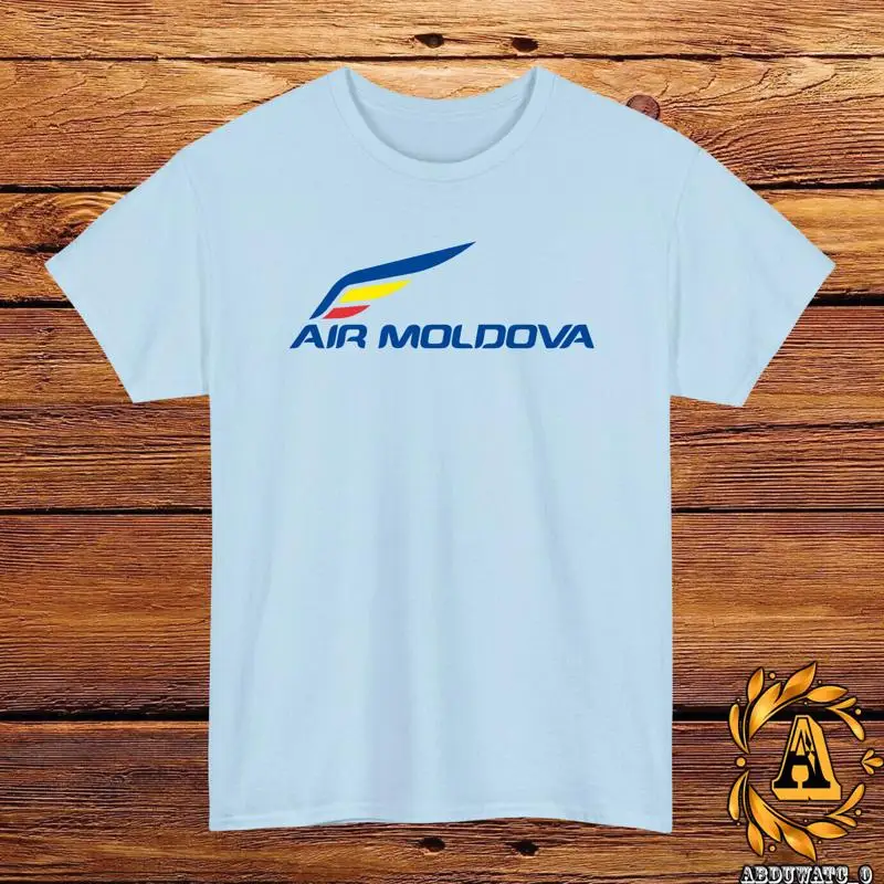 New Air Moldova Retro Logo T Shirt Black Grey White Navy Red Light Blue
