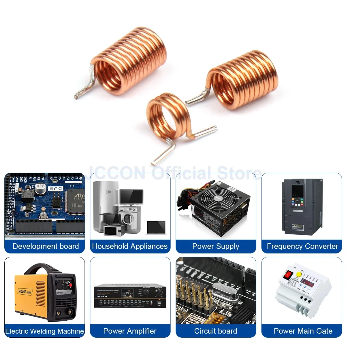 20Pcs Hollow Coil Inductance Copper Wire FM Inductor RF High Frequency Air Core Coil 1/2/3/4/5/6/7/8/10/11/25T Filter inductor