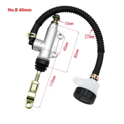 Unvirsal Gold Motorcycle Dirt Pit Bike ATV Rear Brake Hydraulic Master Oil Cylinder