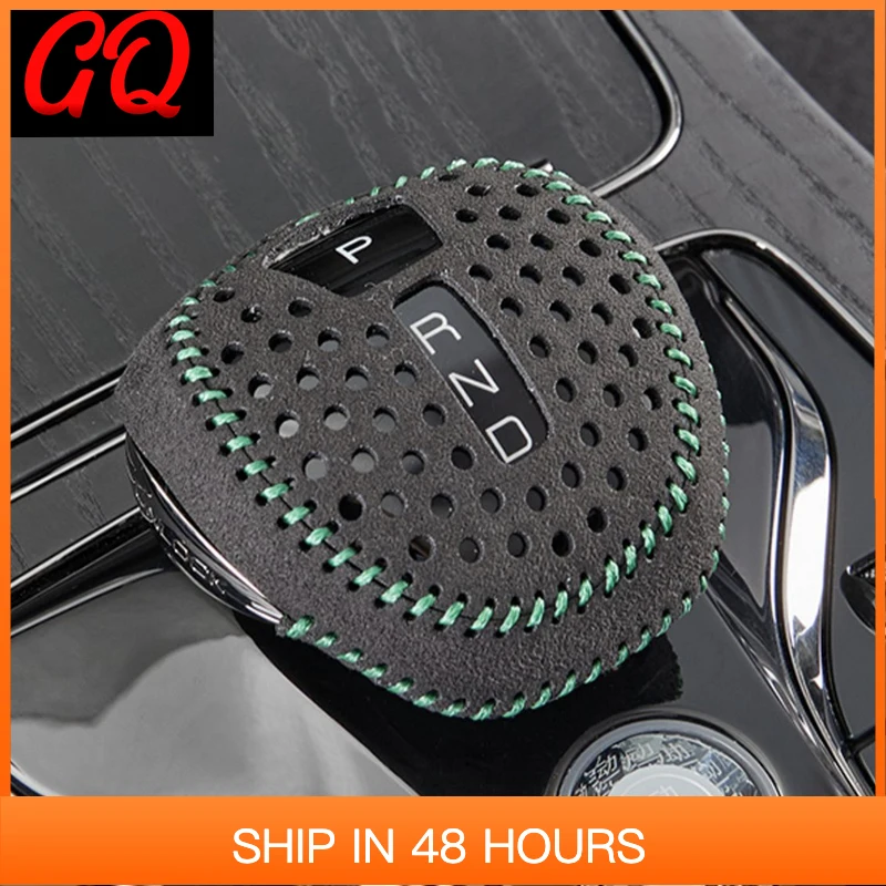 

New For BYD HAN DM EV 2021 2022 2023 Gear Lever Leather Cover Modification Accessories