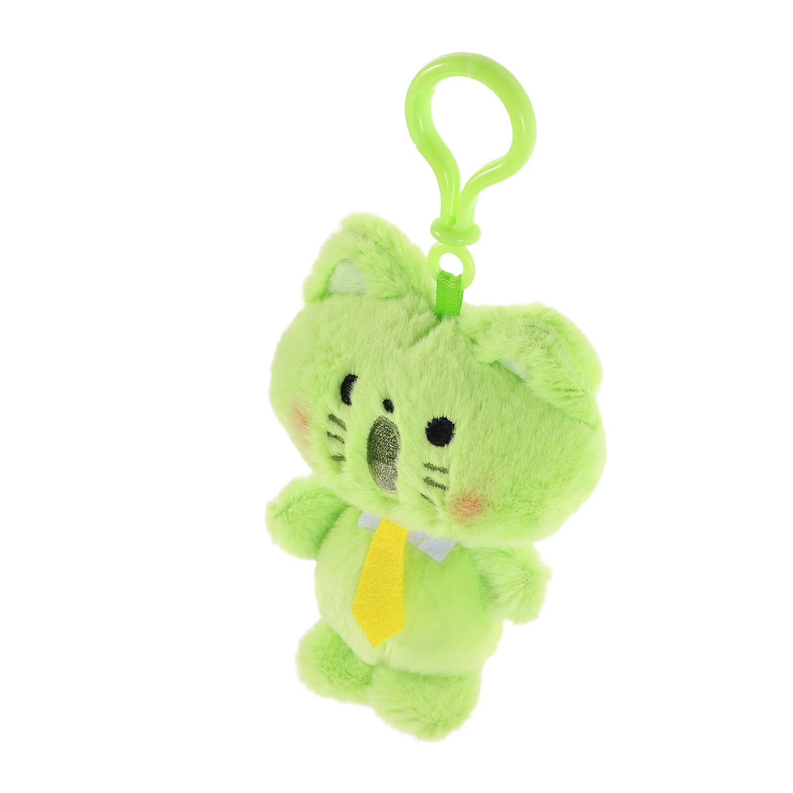 Gato chaveiro bonito kawaii saco de pelúcia pingente decoração gato chaveiro para mochila bolsa chave titular acessório