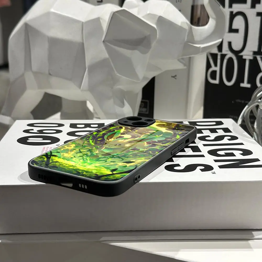 Cover P-Pokemons Phone Case Tempered Glass Shell FOR IPhone 16ProMAX 14 12 17Pro Air 15 16 Plus 13 Pro MAX Cover view 3