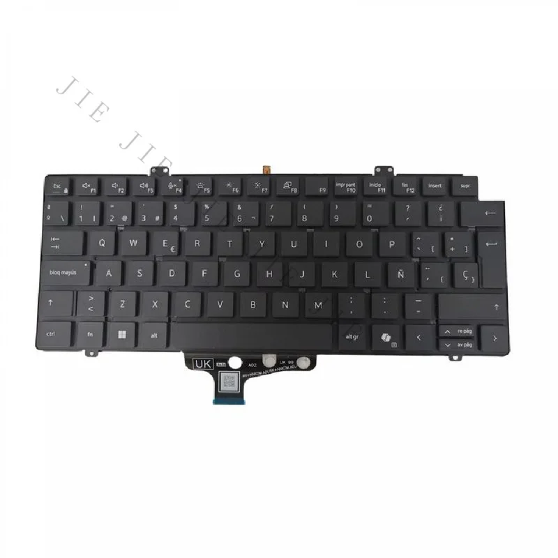SA+Laptop Keyboard Spanish Layout Replacement for Dell Pro 14 Plus PB14250 PB14255 P199G Pro 14 PC14250 Notebook Teclado