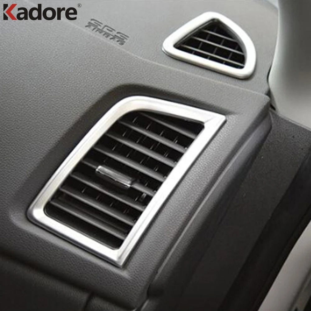 Car Front Air Condition Vent Outlet Cover Trim For Mitsubishi ASX 2011 2012 2013 2014 2015 Matte Decoration Interior Accessories
