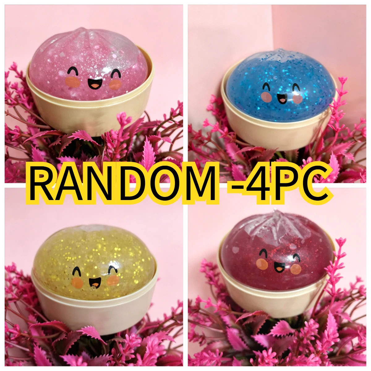 Dumpling Blind Box Squeeze Toy, Stress Relief Fidget Toy, Anxiety Relief Sensory Squishy Toy, Collectible Gift