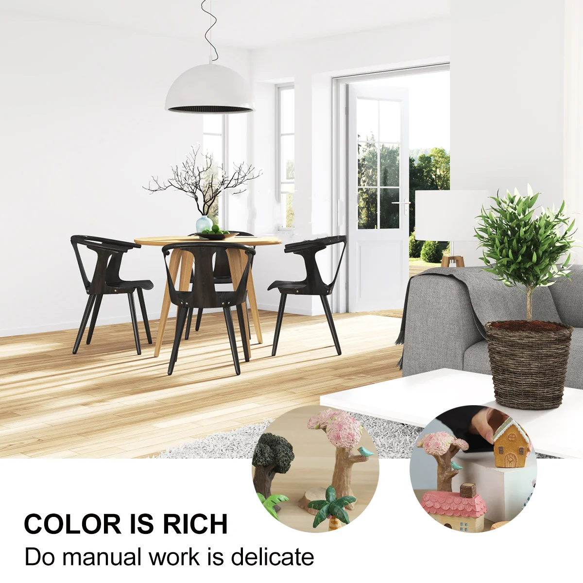 

Resin Mini Stump Ornament Durable Micro Landscape Adornment Desktop Decoration Perfect for Succulent Cactus Mini