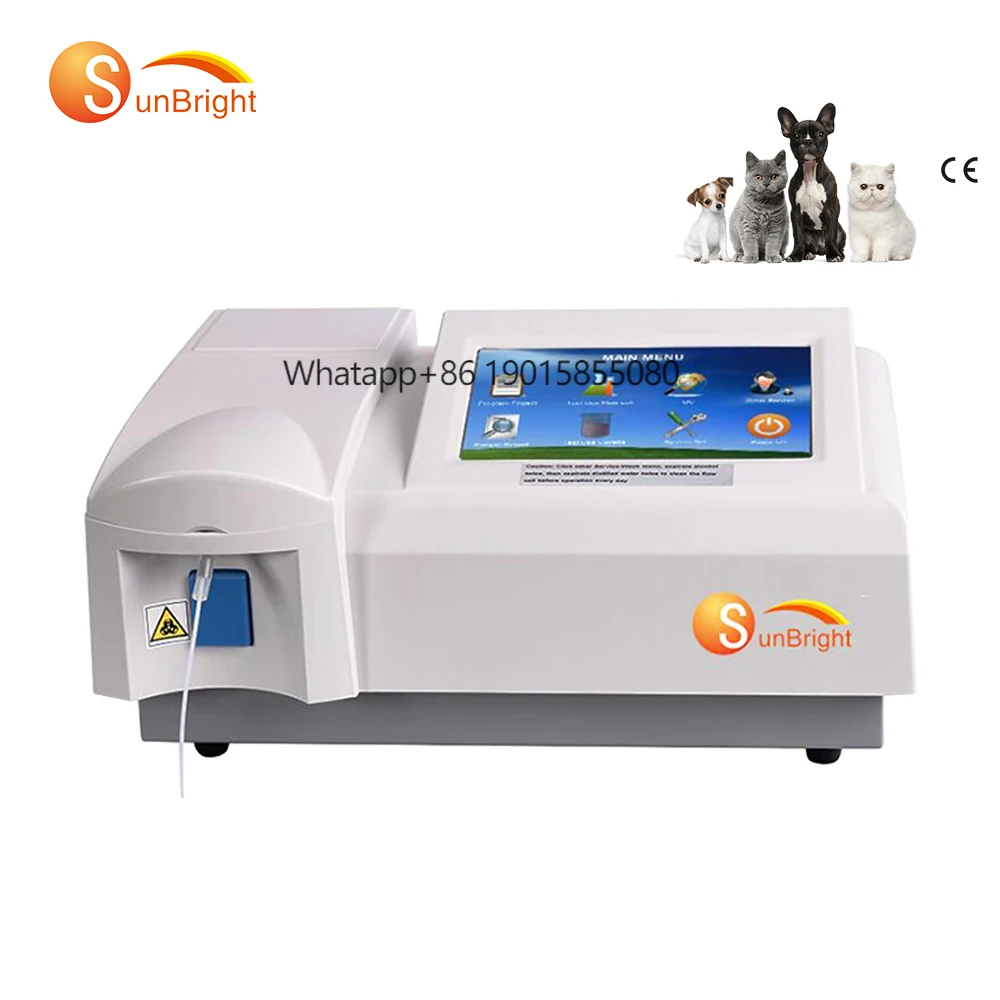 

Semi-automatic Chemical Analyzer SUN-2018J with 7-inch Color LCD Display for Veterinary Use