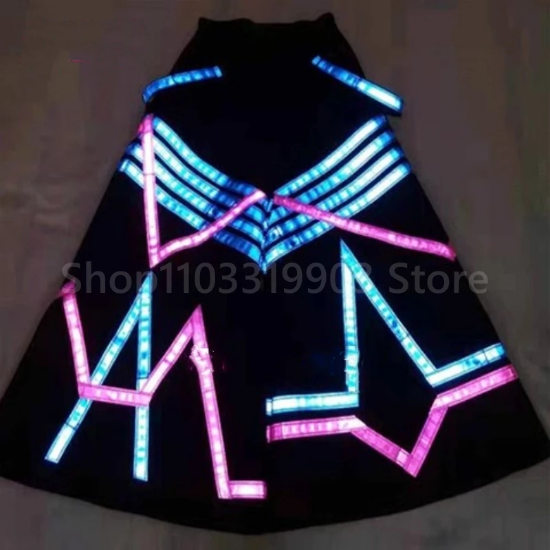 

Hot Reflective Strip Night Vision Shuffle Dancing Pants Luminous Bell-bottoms Death Pants Street Cool Trousers Unisex