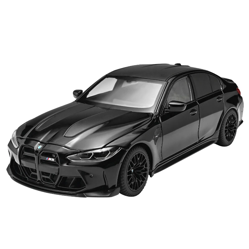

1:24 M3 alloy car model pull back shock absorber car central control ornament collection gift children's toy