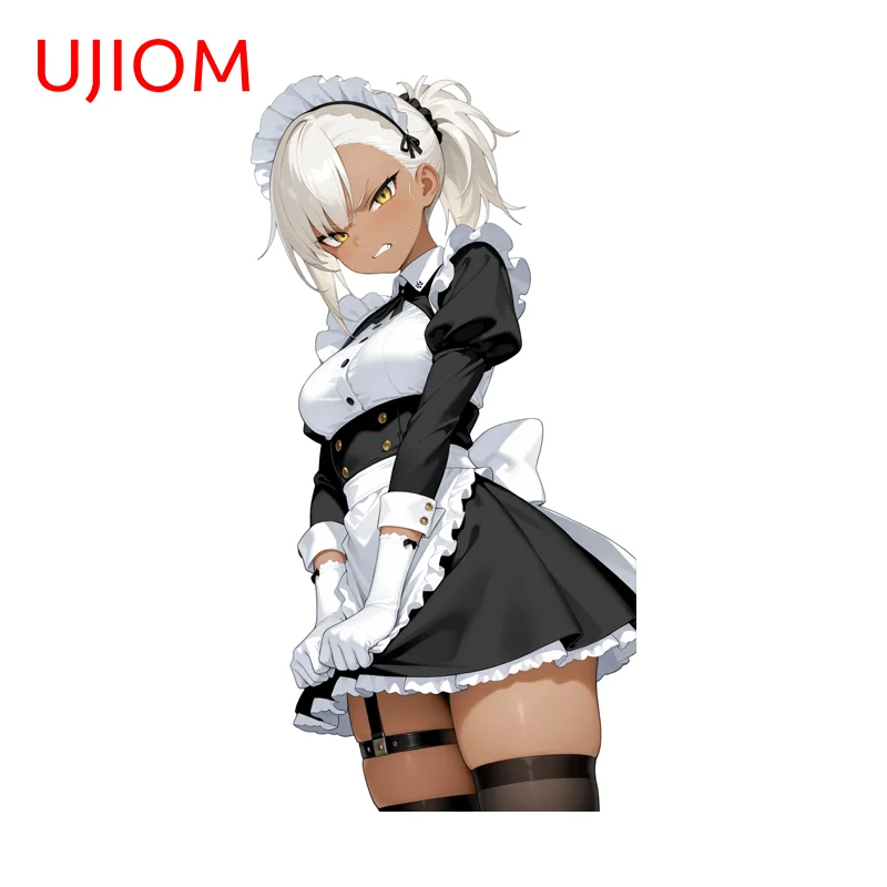 UJIOM Maid Uniform White Hair Nagatoro San Wall Sticker Fashion Attractive High Quality Decal Suitable For Creative Wallpapers