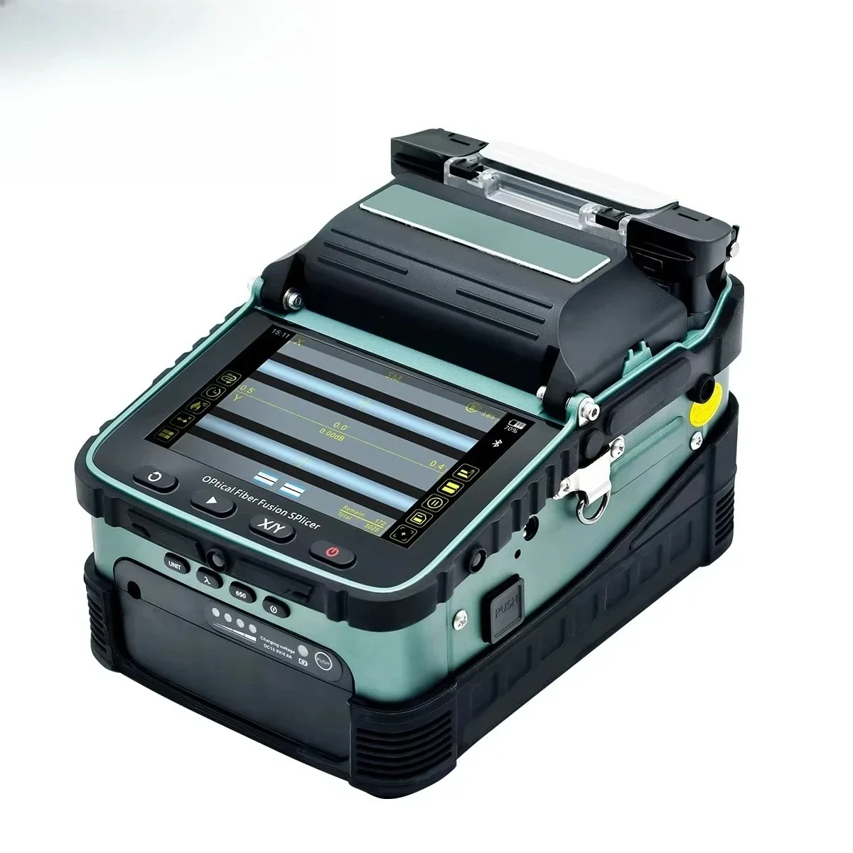 Giuntatrice automatica per fusione di fibra ottica FTTH più venduta AI-6A + con giuntatrice per fibra ottica con tempo di giunzione 8s