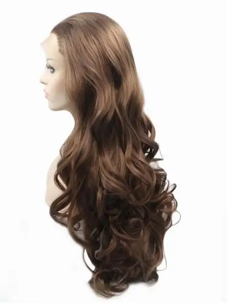 Wave shaped wig for women with long hair