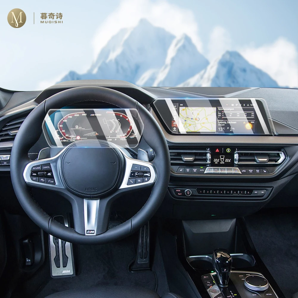 

Матовая антибликовая защитная консоль для экрана, автомобильная навигация, ЖК-экран, пленка из ТПУ, устойчивая к царапинам, ремонт для BMW F40 серии 1, 20-22