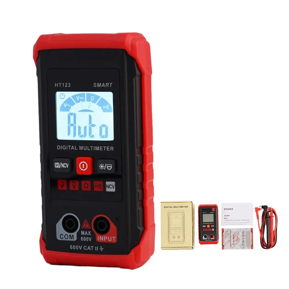 Digital Multimeter Voltage Resistance Meter LCD Voltage Current Detector High-Precision Multi-Function Tester Volt Amp Ohm Meter