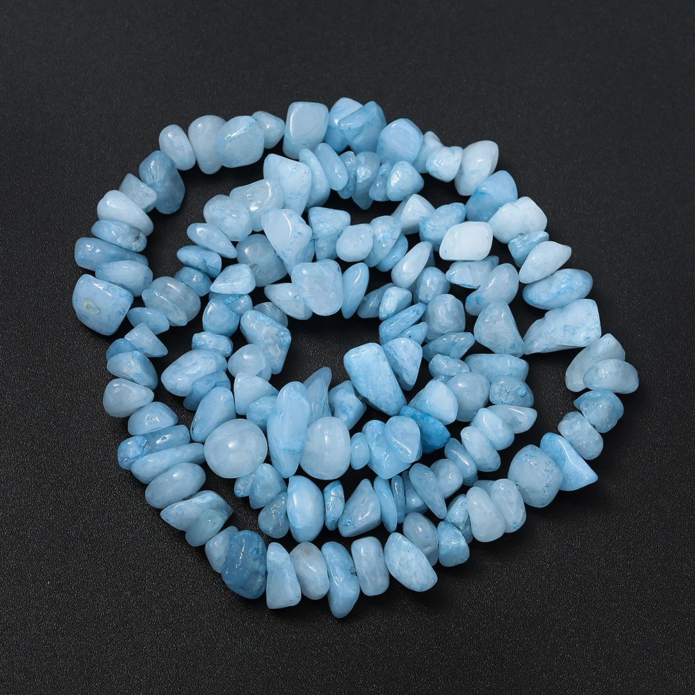 16Inches 5-12mm Natural Stone Irregular Gravel Chips Spacer Beads for Bracelet Necklace Earrings DIY Jewelry Making Supplies view 4