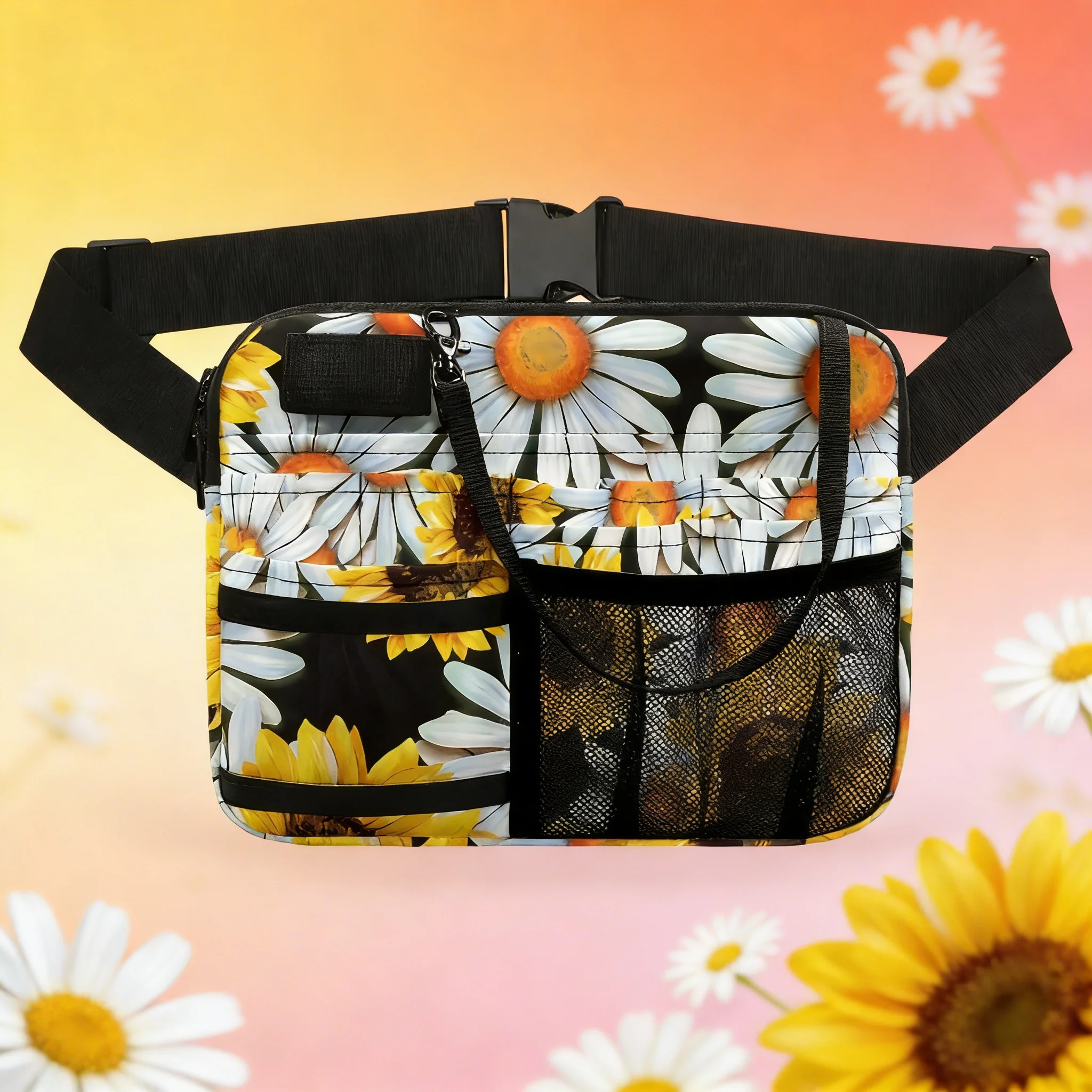 

Rainbow Nurse Fanny Pack for Home Medical Waist Bag for Family Care