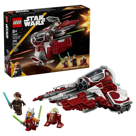 LEGO Star Wars 75401 Asoka's Jedi Interceptor Giocattolo da costruzione per bambini
