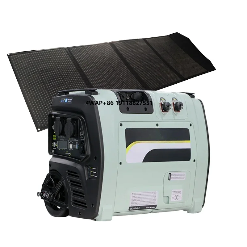 Solar Generator 3000w Portable 3kva Portable Power Station Supercapacitor