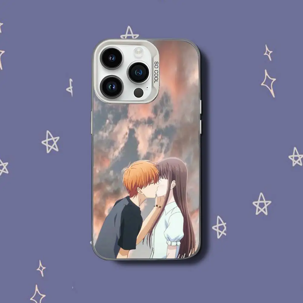 حافظة هاتف أنيمي Fruit B-Baskets لهاتف iPhone 17,16,15,14,13,12,11,Pro,XS,Max,Plus,Mini,SE غطاء مقاوم للصدمات من الحلوى البيضاء غير اللامعة #2