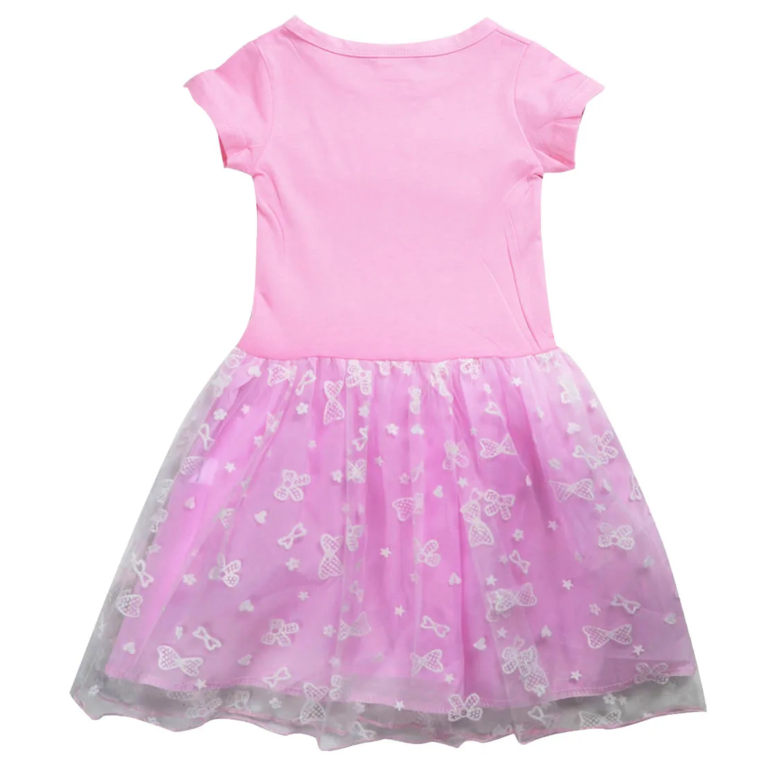 Ropa de verano para niños y niñas, vestido de princesa de manga corta, malla de dibujos animados, disfraces de Cosplay, disfraces Casuales