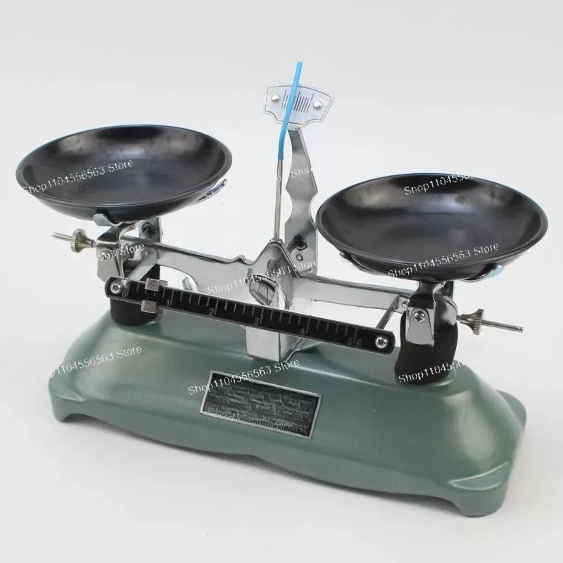 JPT-2 Tray Balance 200g 0.2g Mechanical Scale Lab Physics Teaching w/ Weights